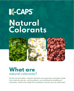 K-CAPS Natural Colorants - Brochure