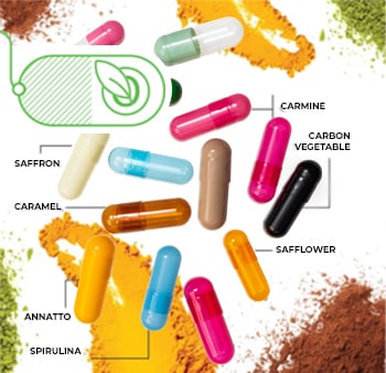 Natural colorants: the next evolution of the HPMC capsules