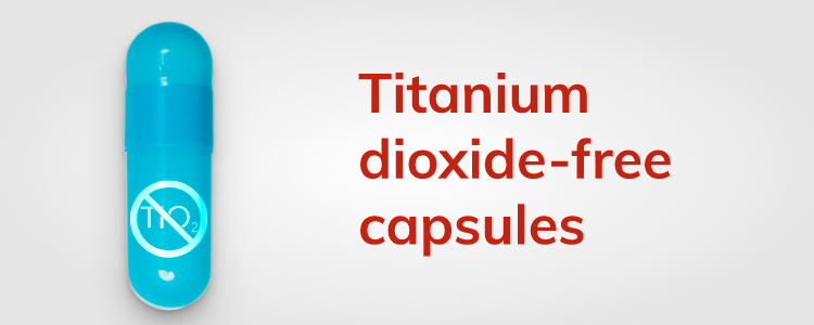titanium dioxide free capsules tio2 free
