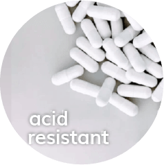 Acid resistant Capsules