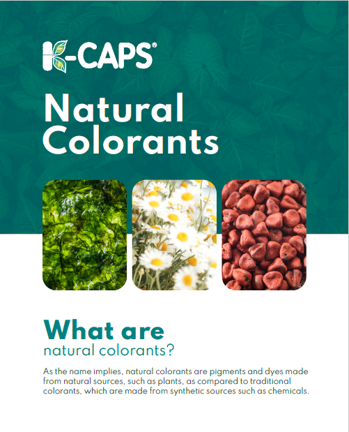 Brochure K-CAPS Natural Colorants
