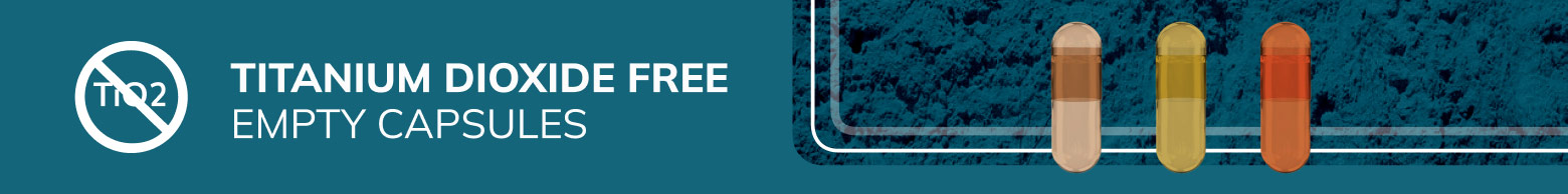 TiO2 Free - Titanium Dioxide  Free Empty Capsules